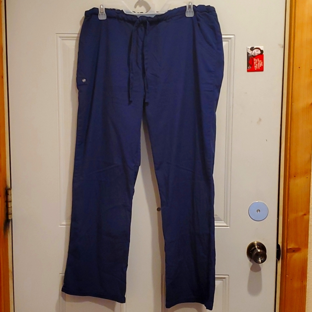 Cherokee Luxe Navy Scrub Pants